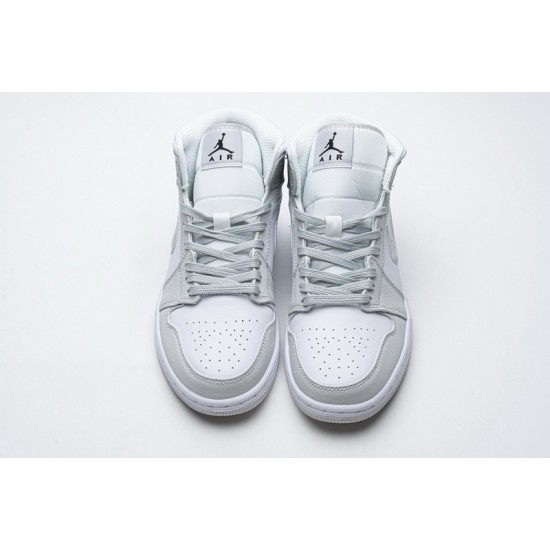 Air Jordan 1 Mid "White Camo" White Grey DC9035-100